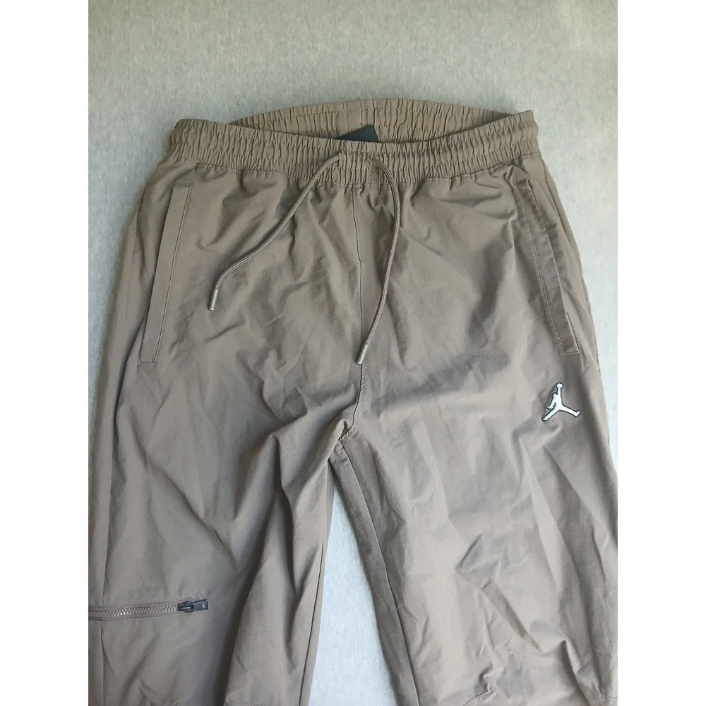 Jordan Pants Medium Mens Essential Woven Tech Casual Active Stretch Zip Pocket